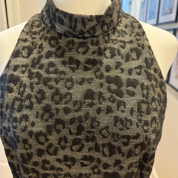 Adrianna Pappel Mock Neck Sleeveless Cocktail Dress - Picture 7 of 12